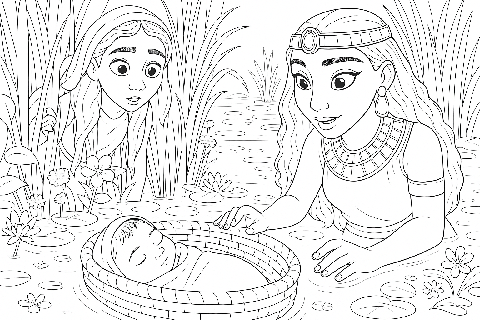 20250423_1314_Coloring Page Scene_remix_01jshprrx2ezwasemm6bk2bm7z